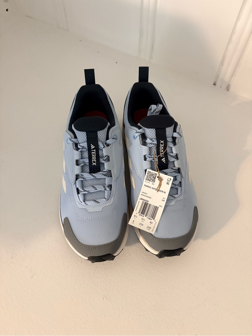 adidas Terrex Women’s Athletic Sneakers - Light Blue and Gray